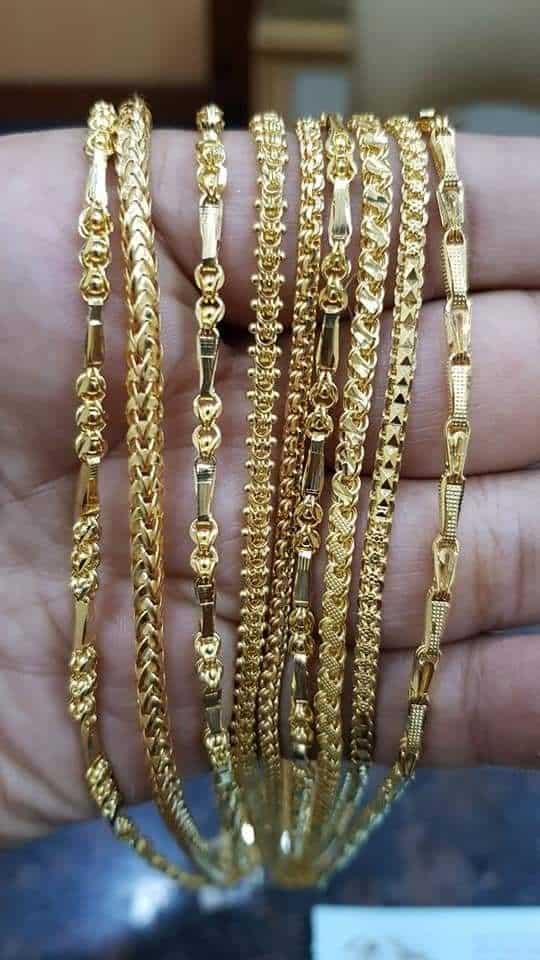 arany nyaklánc minták